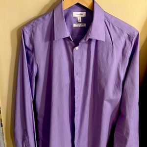 Purple Calvin Klein dress shirt